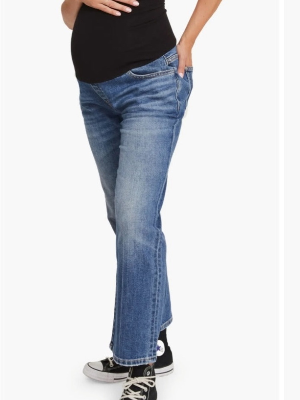 Hatch The bump slim Women's Medium Blue Maternity Jeans
